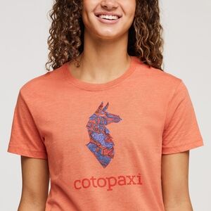 Cotopaxi Organic T-Shirt Women's Altitude Llama Size Small